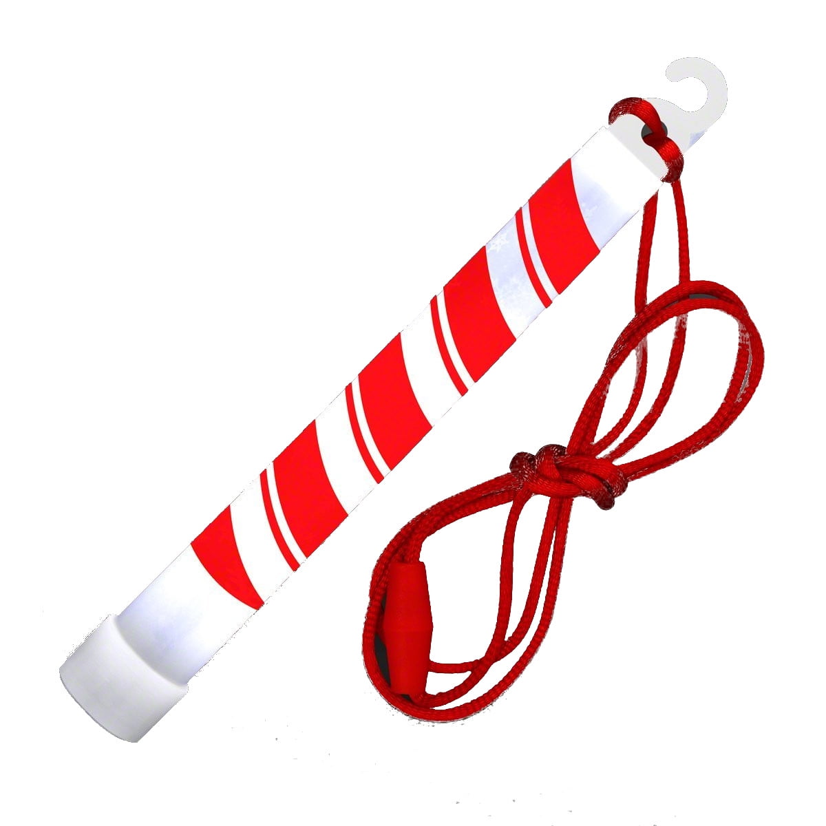 Picture of Blinkee 280080 Candy Cane Glow Stick&#44; White & Red - Pack of 25