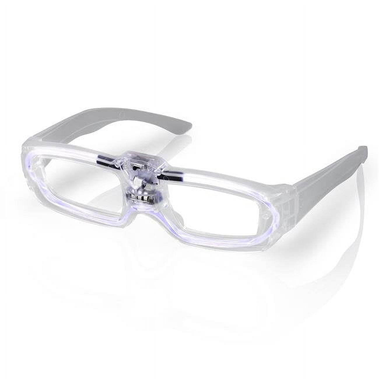 Sound Activated Glasses, White