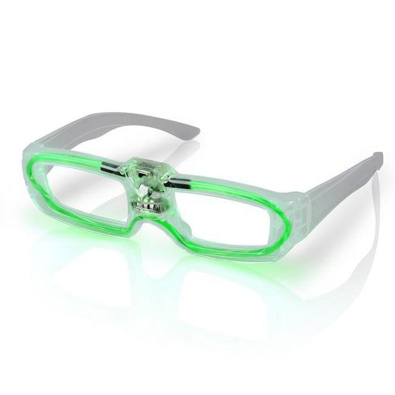 Sound Activated Glasses, Green