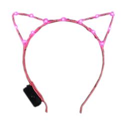 Picture of Blinkee LKCEH-PK Pink LED Kitty Cat Ear Headband
