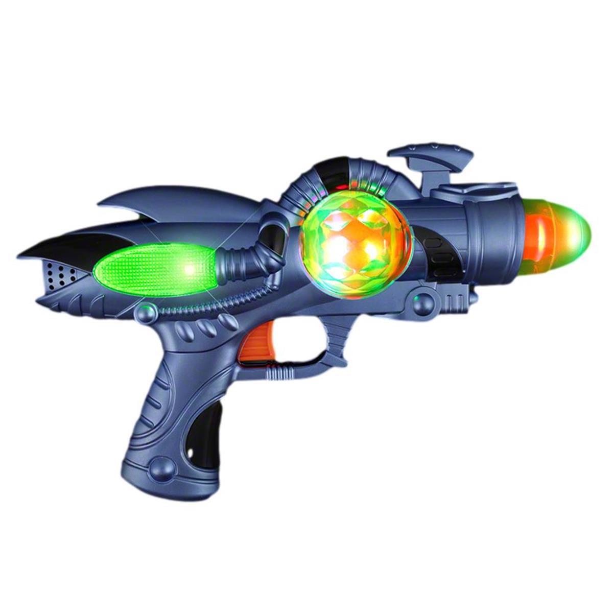 Picture of Blinkee LUMSSBLG Light Up Musical Spinning Space Blaster Laser Gun