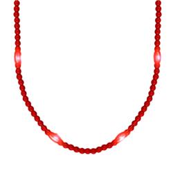 Picture of Blinkee OPRSLNFB-RD Opaque Round Still Light No Flash Red Beads