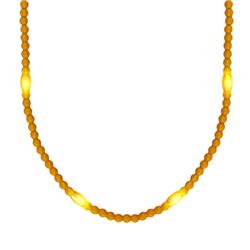 Picture of Blinkee OPRSLNFB-YL Opaque Round Still Light No Flash Yellow Beads