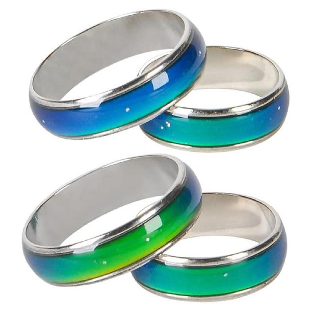Picture of Blinkee 940000-ASST Seventies Mood Rings&#44; Assorted Sizes - Pack of 12