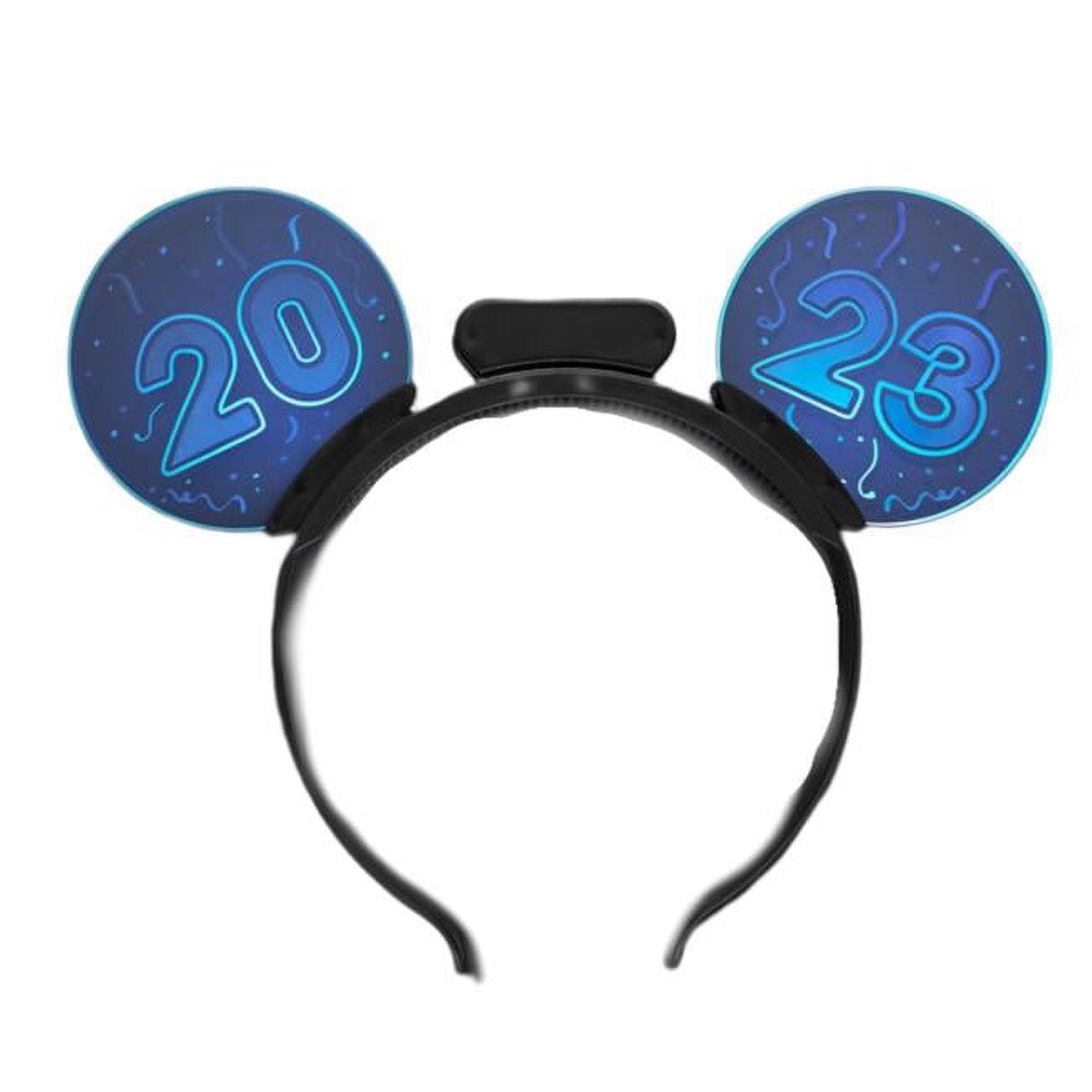 Picture of Blinkee 2023HNYMEH 2023 Happy   Year Mouse Ears Headband&#44; Blue & Pink