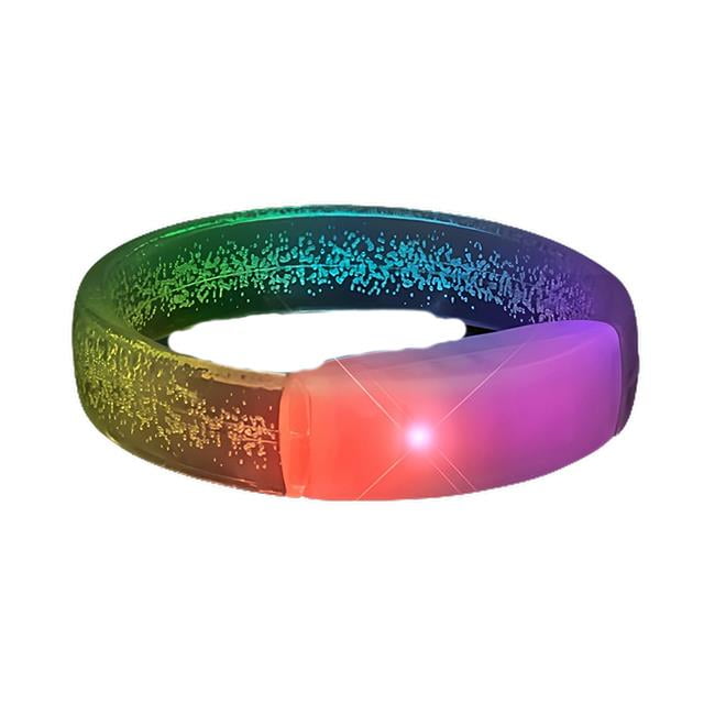 LUTBBAFFB-SLOW Bubble Bangle Bracelet with Slow Changing LED, Multi Color