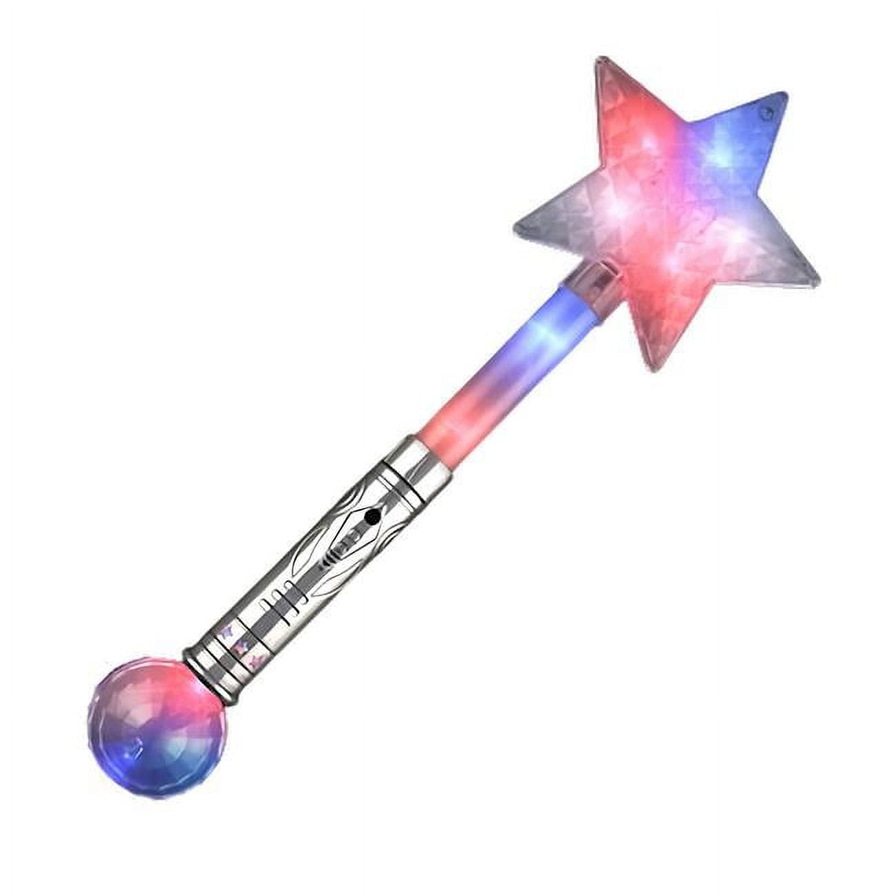 Picture of Blinkee 141031-RWB Light Up Super Star Jumbo Wand