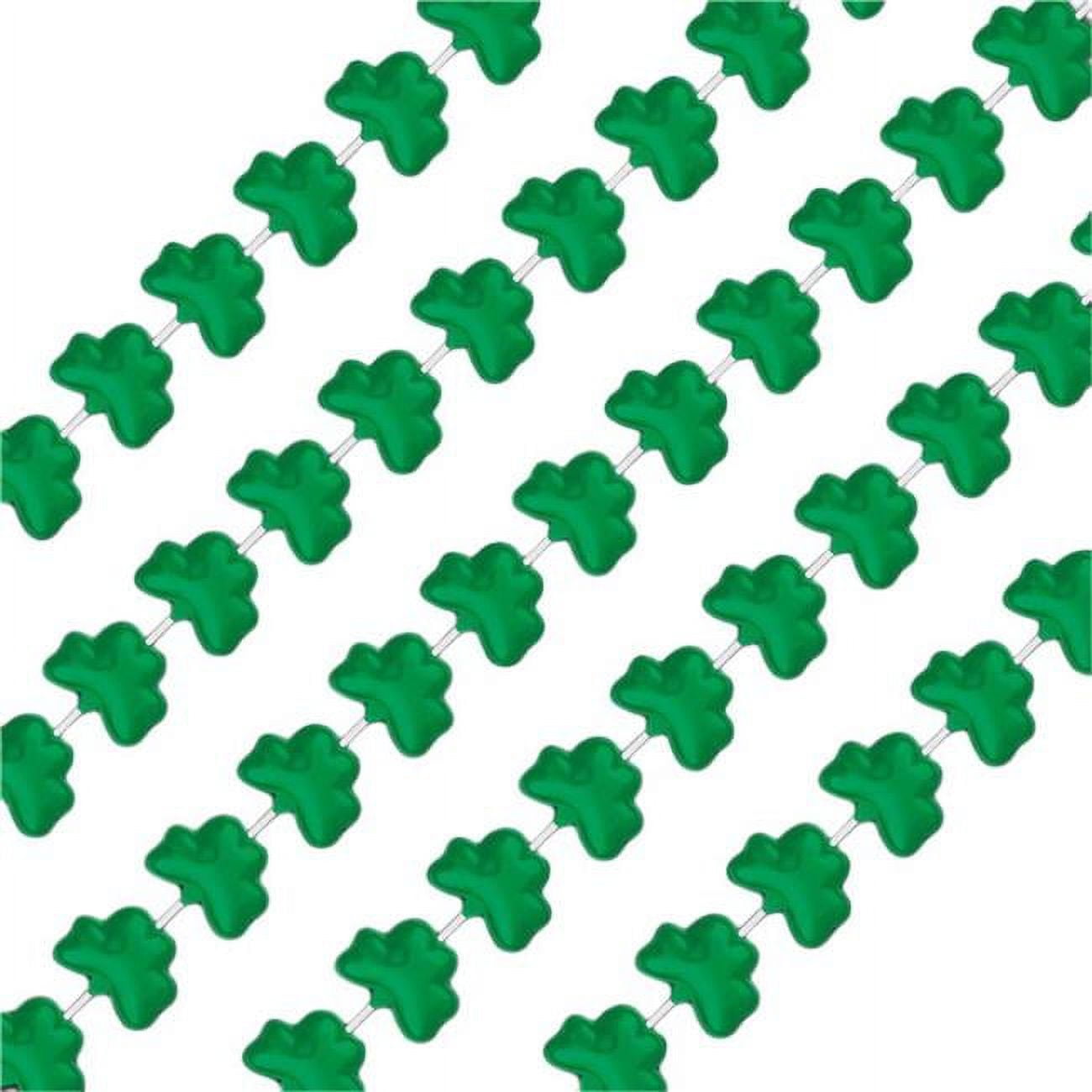 Picture of Blinkee ULMSBN-GN Unlit Lucky Mini Shamrocks Bead Necklace - 12 Piece