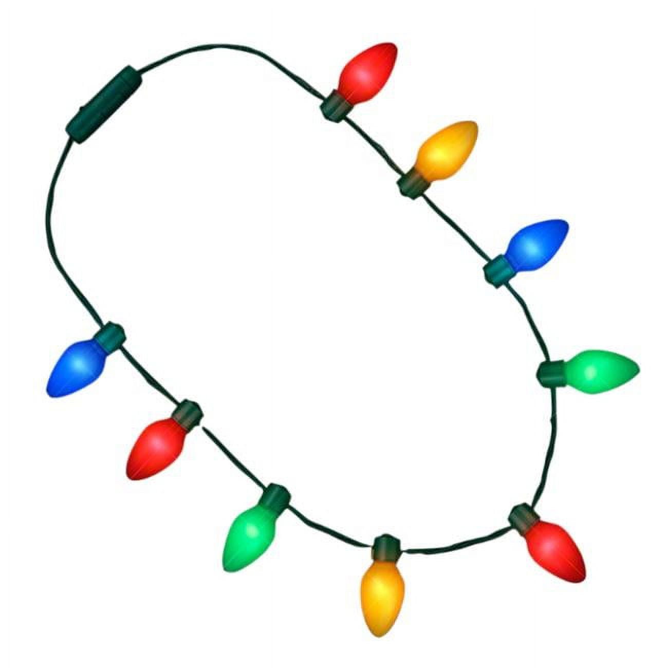 Picture of Blinkee 280009PCS 9 Bulbs Huge Old School Wearable Christmas Light Necklace