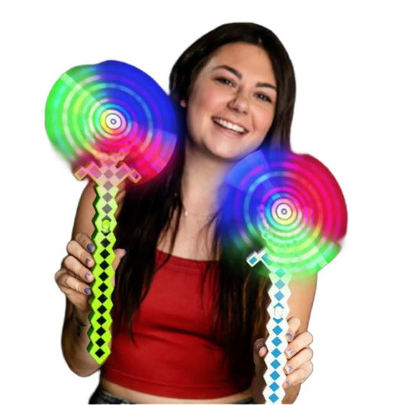 Picture of Blinkee LUMPWWSST-16 Light Up Mini Pixelated Windmill Wand&#44; Assorted Color