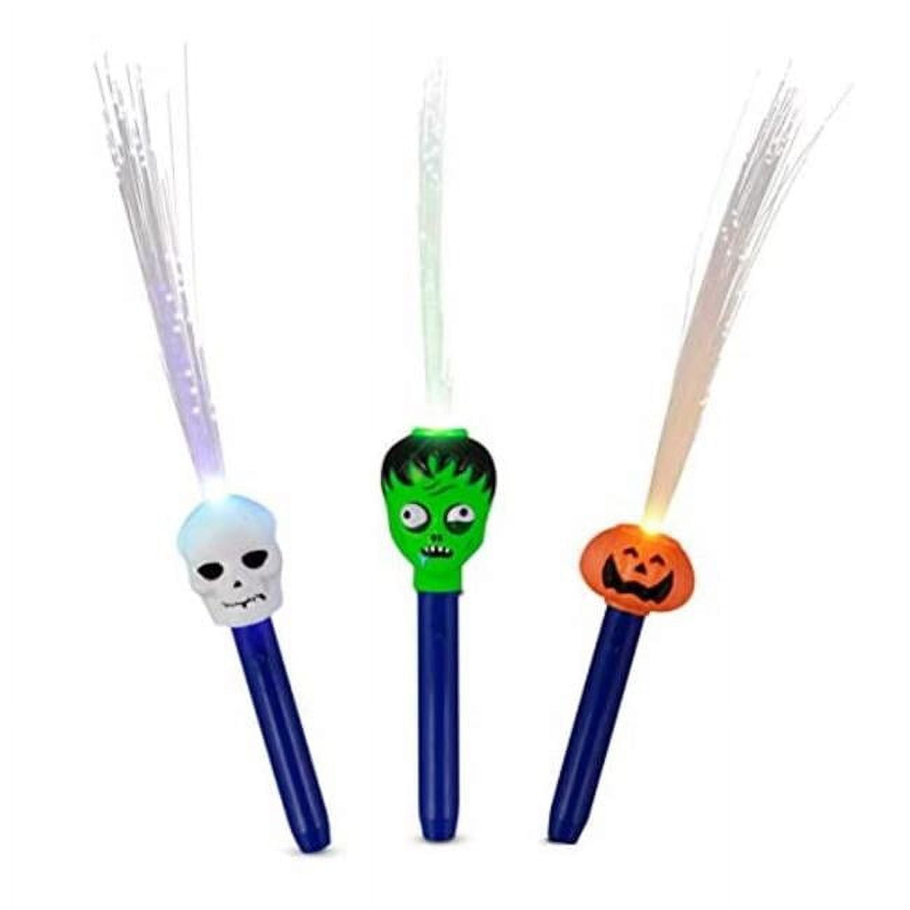 Picture of Blinkee P12AFOHW Fiber Optic Halloween Wands&#44; Assorted Color - Pack of 12