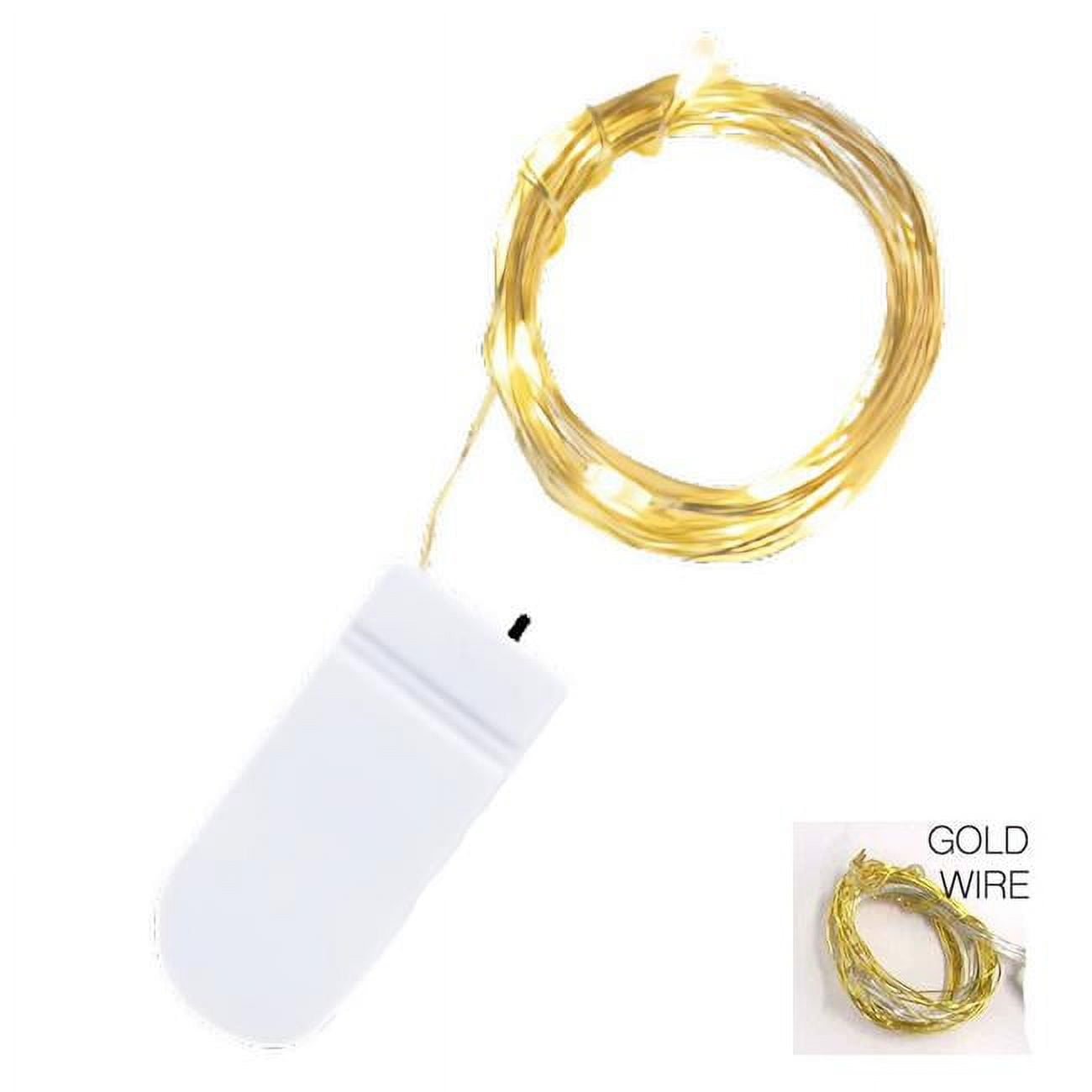 Picture of Blinkee 20LCWSL-GDW 20 in. LED Gold Wire String Lights Warm White