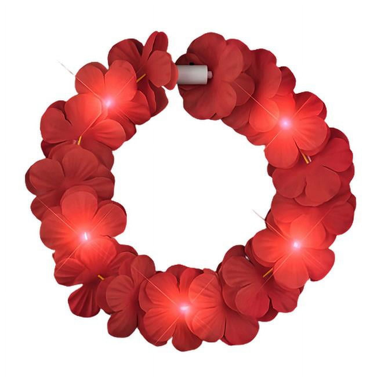 Picture of Blinkee IGTFCH-RD Island Girl Tropical Flower Crown Lei Headband&#44; Red