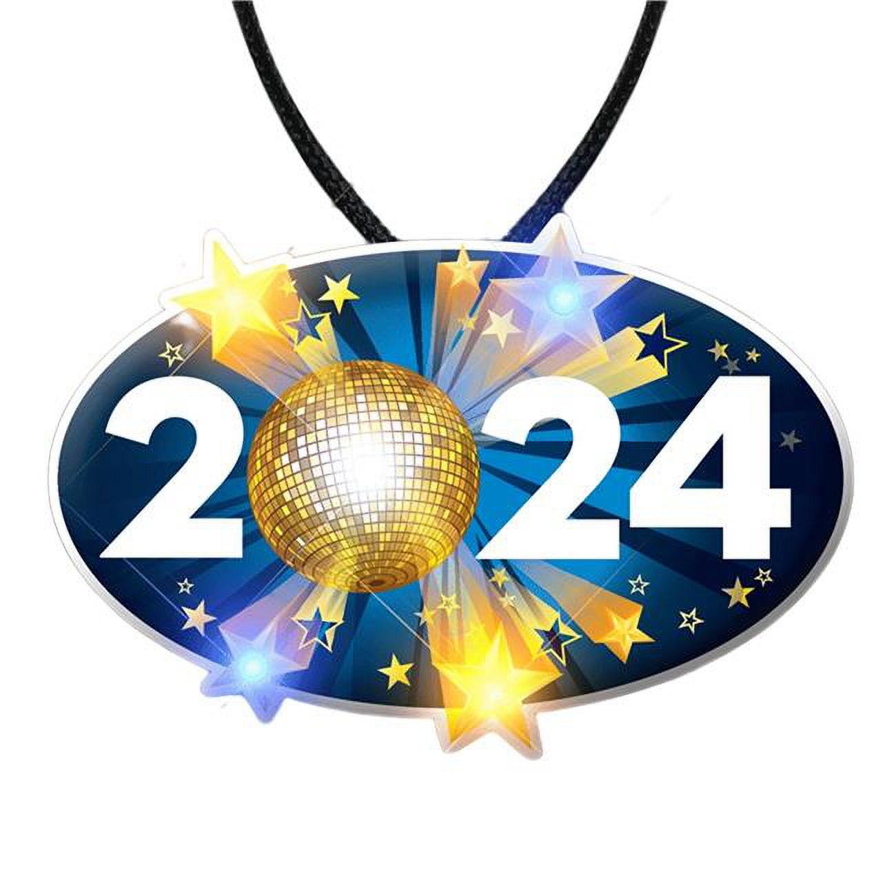 Picture of Blinkee HNYPNBL-2024 2024 Happy   Year Graduation Party Body Light Necklace