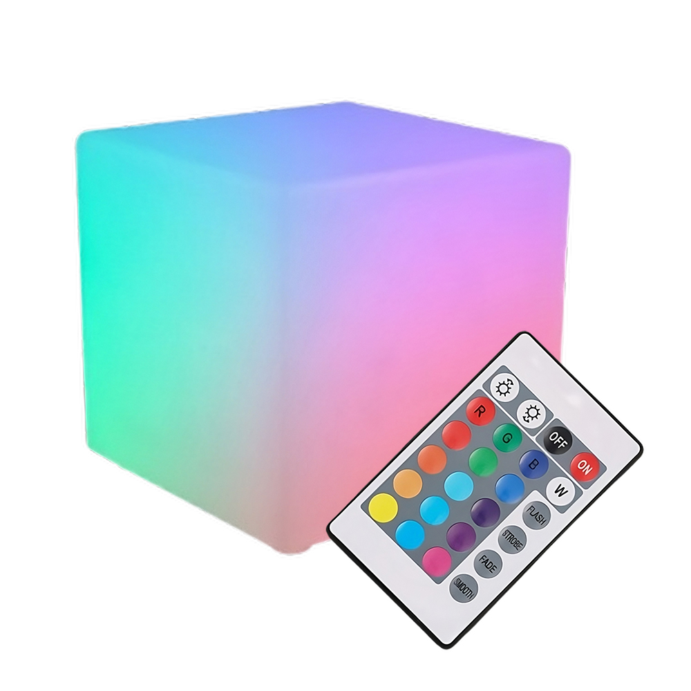 RCMCDLU-6IN 6 in. Remote Controlled Mood Cube Decor