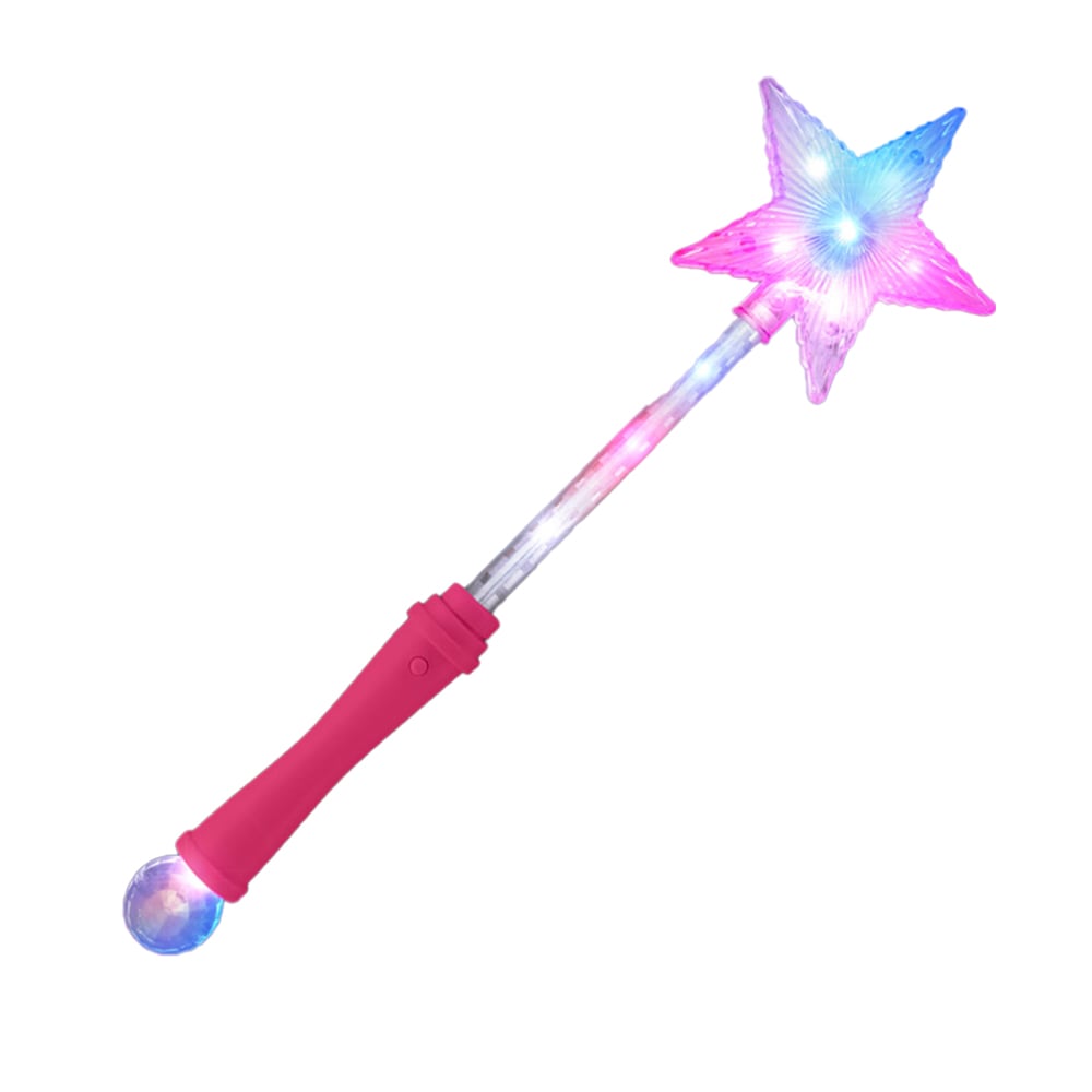 Picture of Blinkee 141070-PPK Crystal Star Wand with Opaque Pink Handle