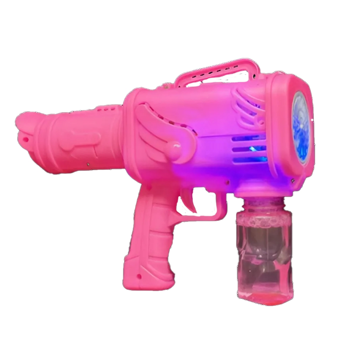 Picture of Blinkee LUMBBBGA-PB Light Up Musical Bubble Blasting Bazooka Gun&#44; Assortment of Blue & Pink