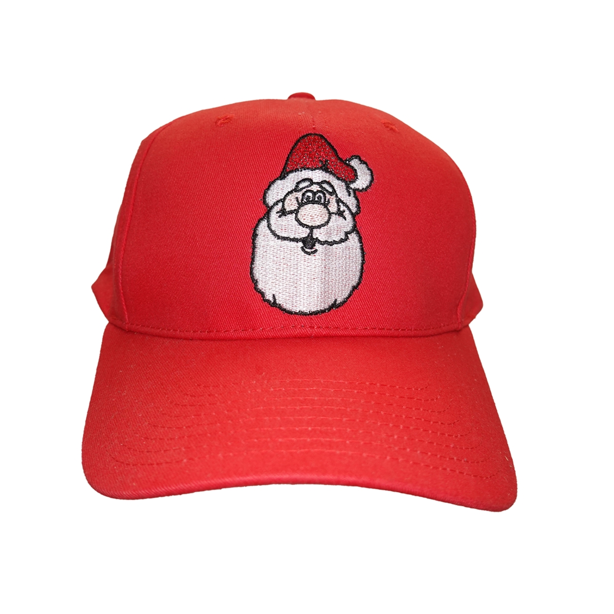 SCFFOCC-RD Santa Claus Flashing Fiber Optic Cap