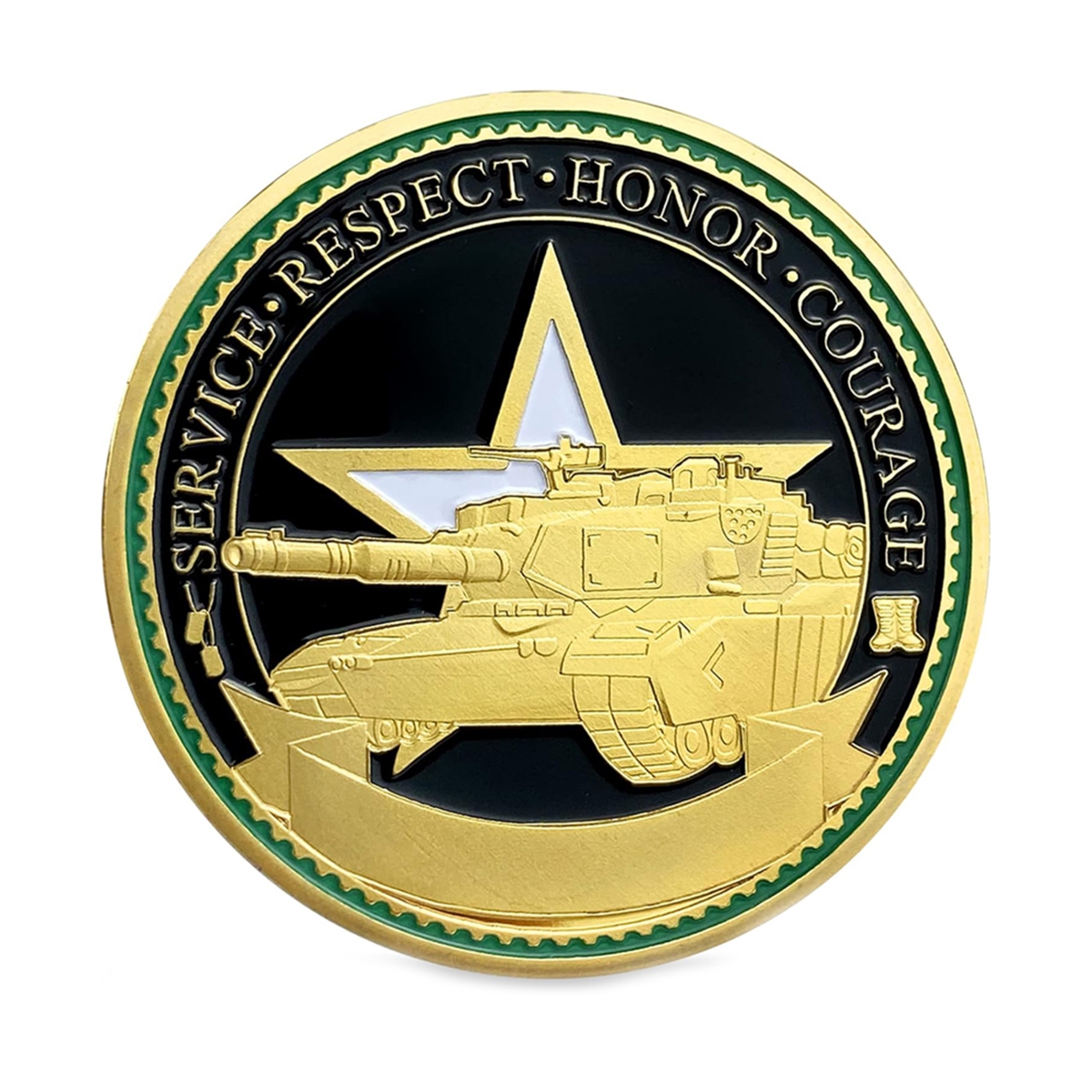 Picture of Blinkee MPGPCS-GD Military Prayer Gold Plated Coin for Soldiers