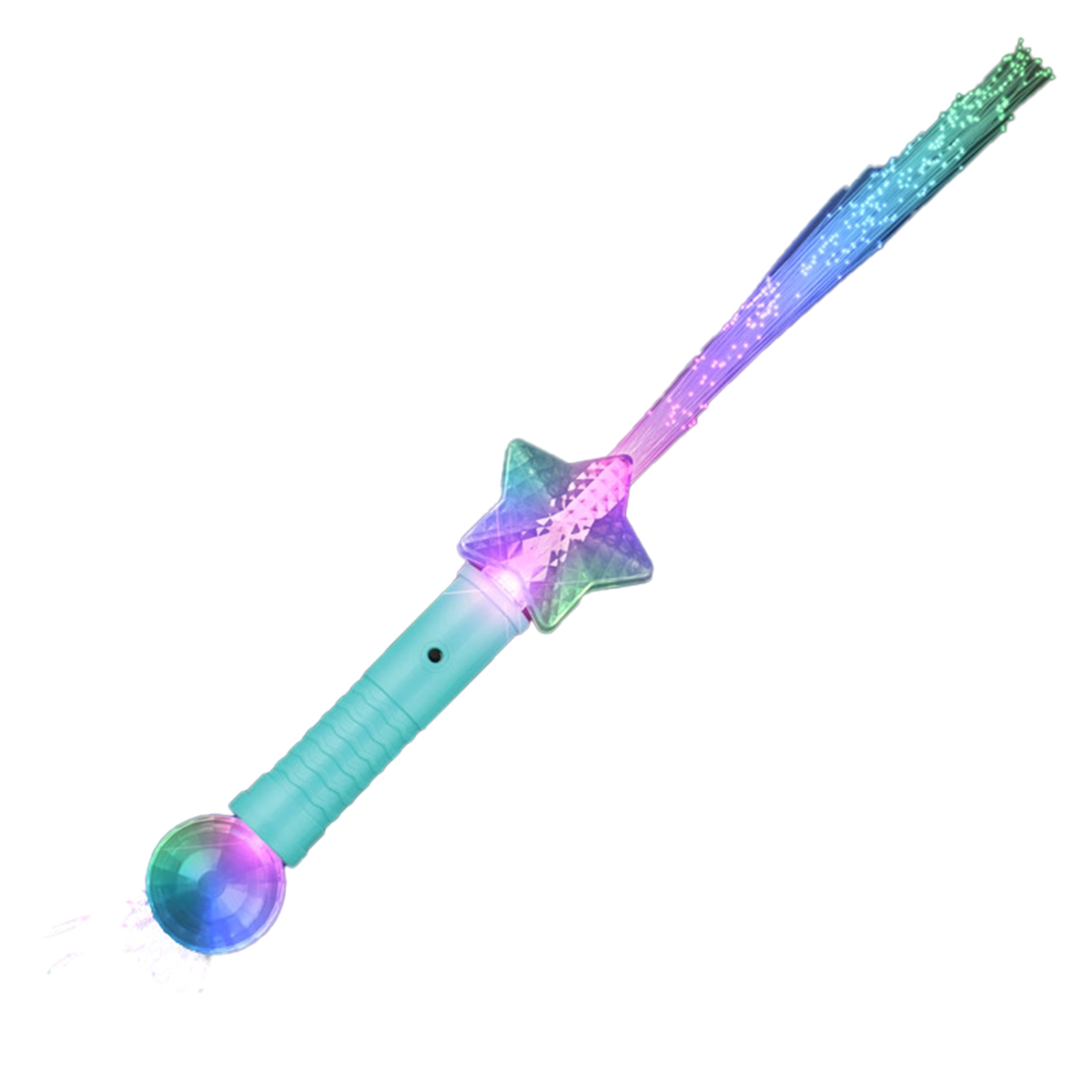 Picture of Blinkee LMSWFOCB-MLT Light Up Magic Star Wand with Fiber Optic Glow & Crystal Ball