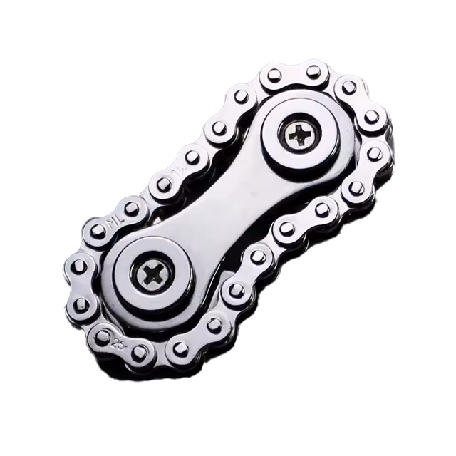 Picture of Blinkee BCFTSSS-SL Silver Bike Chains Fidget Spinner Toy