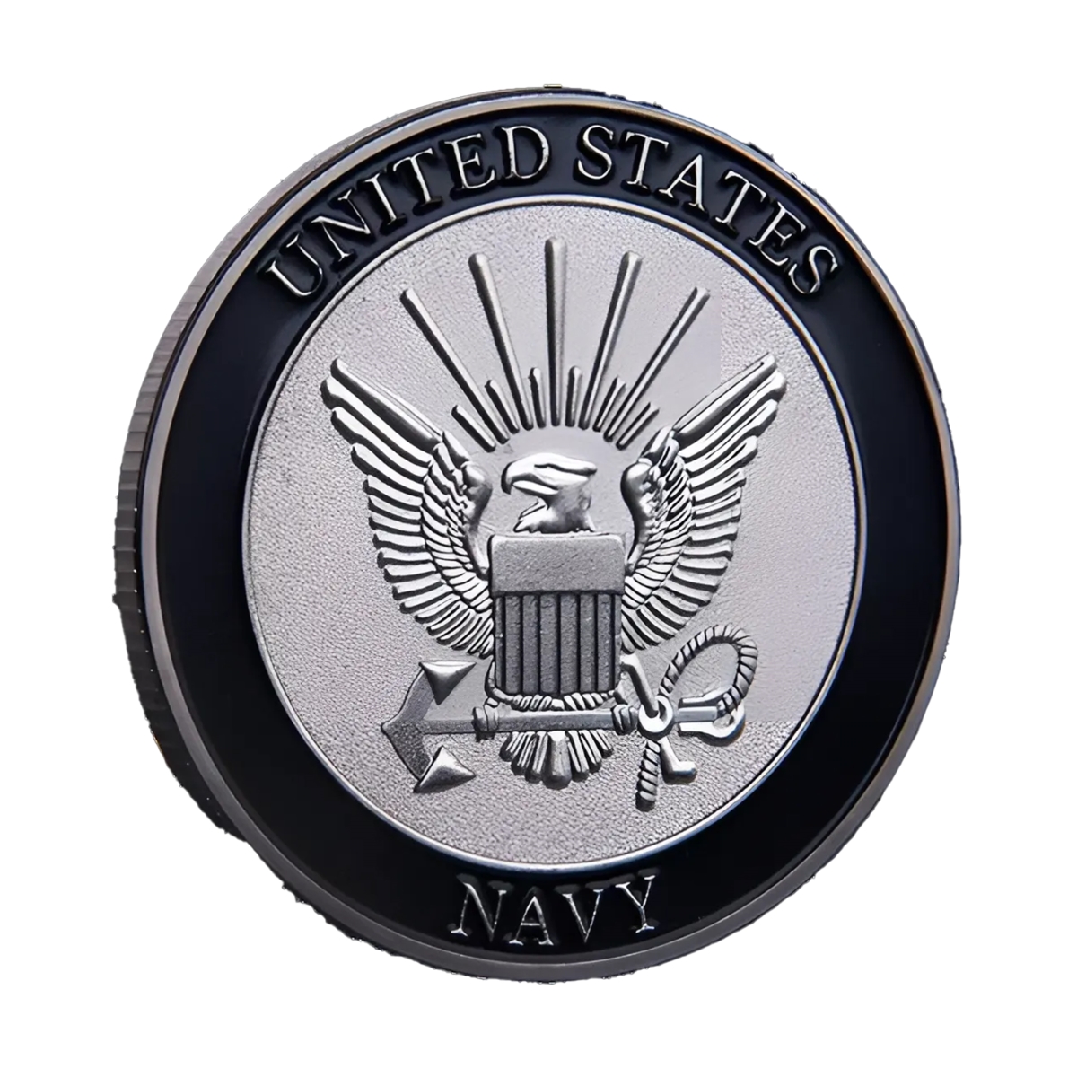 NSCCCUS-SL Navy Sailors Creed Challenge Commemorative United States Silver Plated Coin