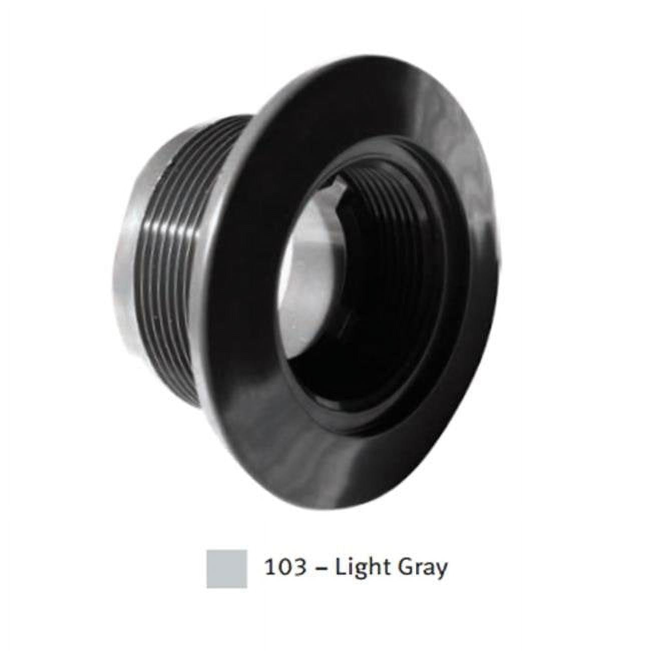 1.5 in. Large Wall Fitting, Light Gray