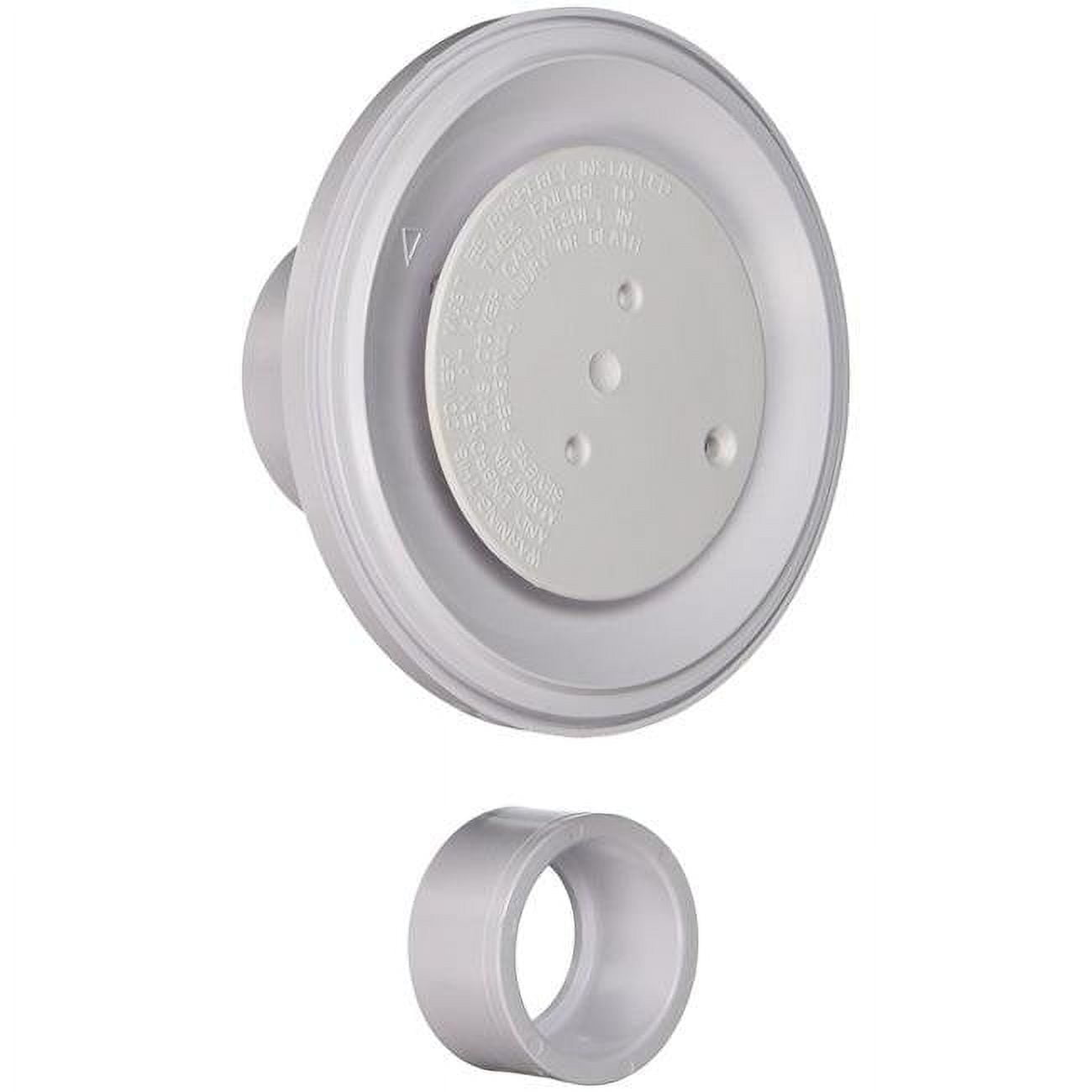Aqua Star  4 in. Floor Return Fitting, White