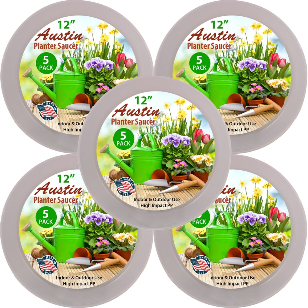 Picture of Austin Planter 3AS-N5pack 3 in. Clear Saucer - Pack of 5