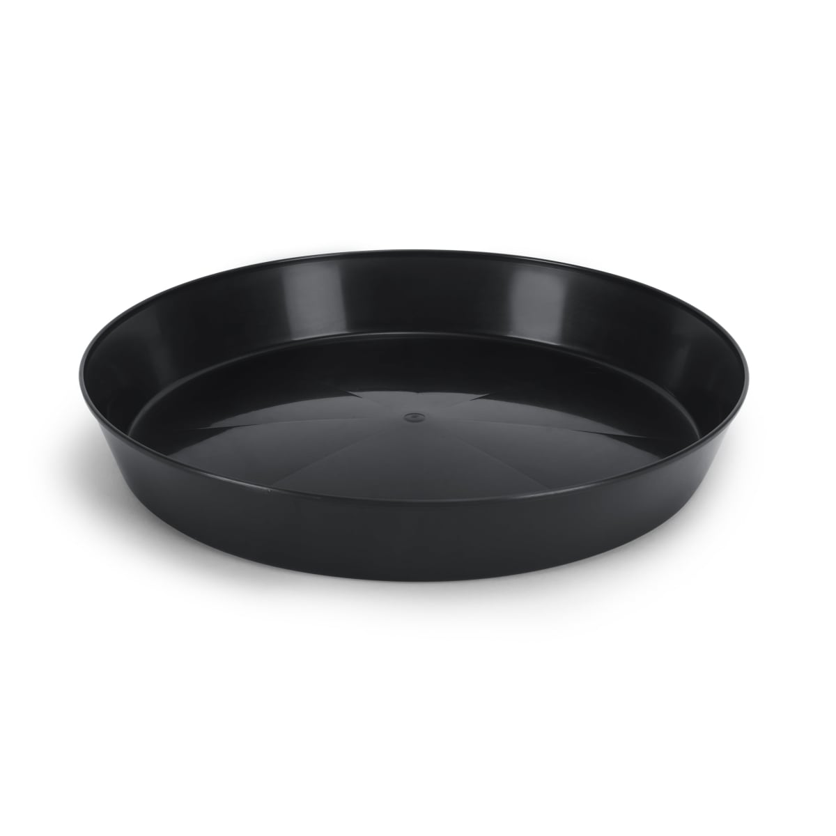 AS7B1 7 in. Single Plant Saucer Colored, Black - Polypropylene - 5.5 in. Base