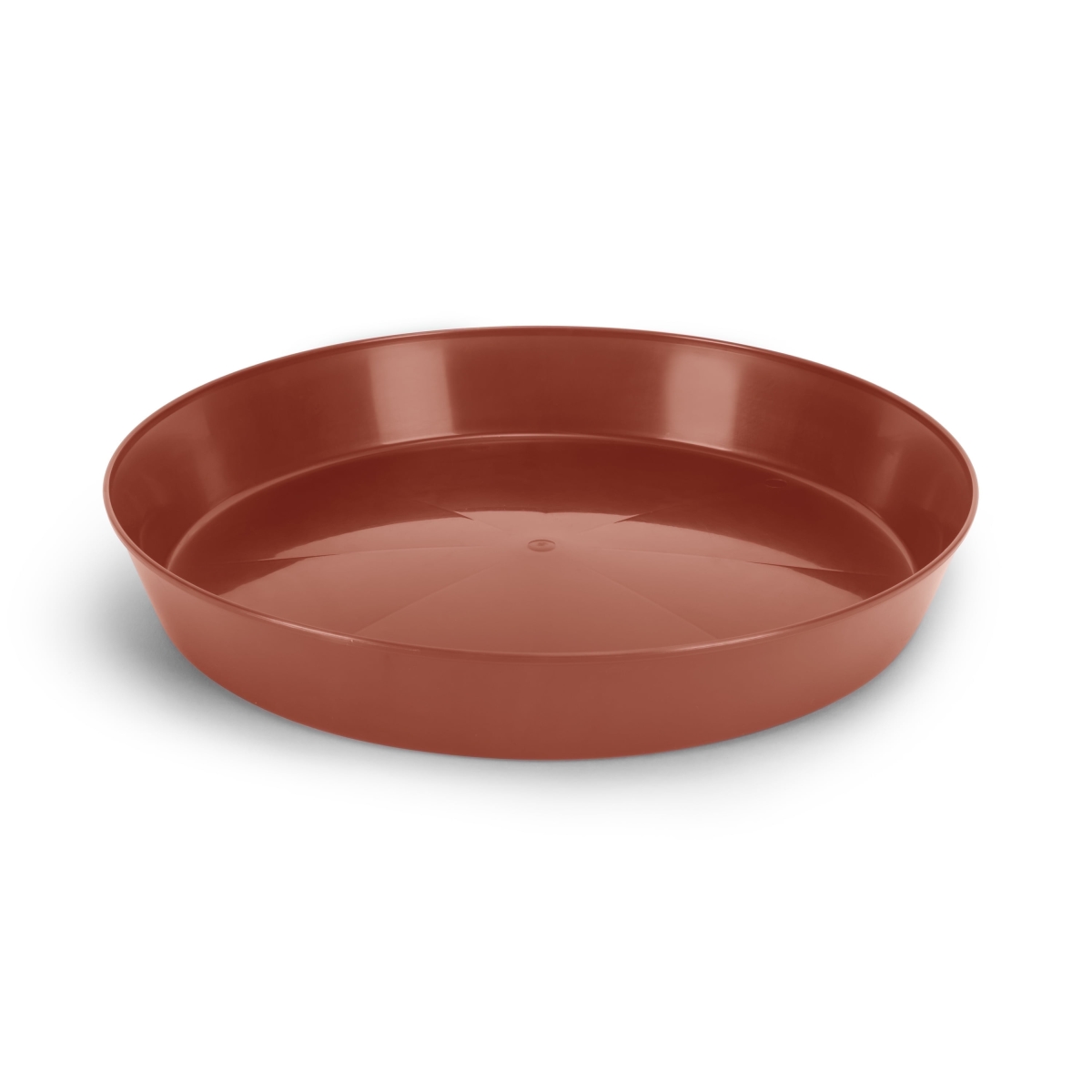 AS16TC1 16 in. Single Plant Saucer Colored, Terra Cotta - Polypropylene - 14.25 in. Base