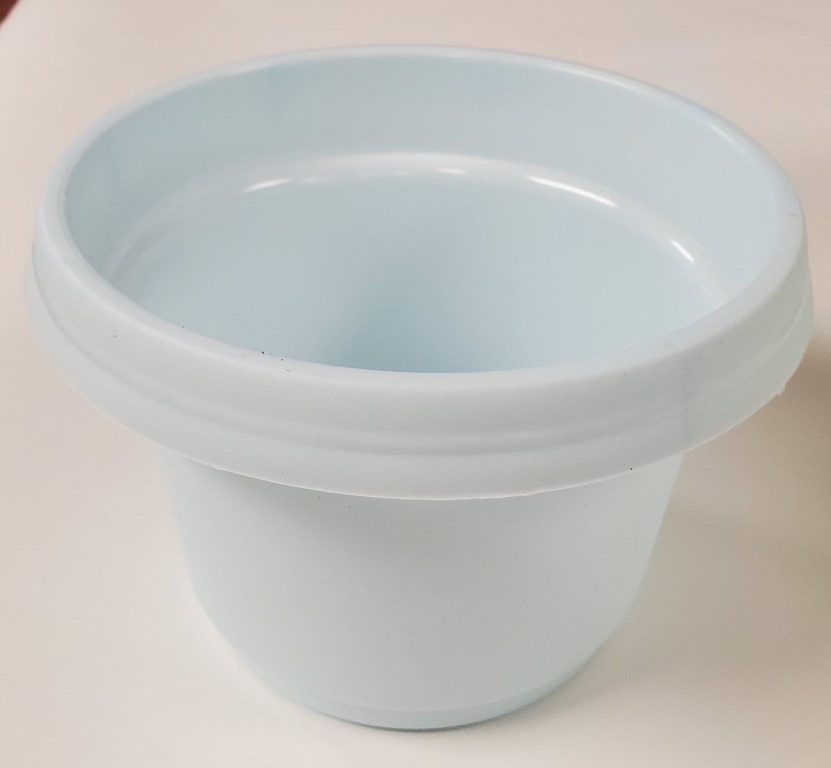 SAPIB 5pack 7 in. Flower Pot with Saucer Colored, Ice Blue - Polypropylene - Pack of 5