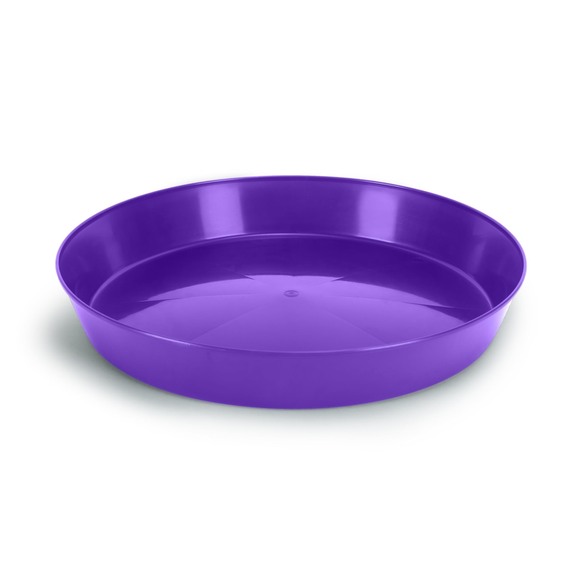 10 in. Purple Plant Saucer - Polypropylene - 8.3 in. Base - Lightweight Design