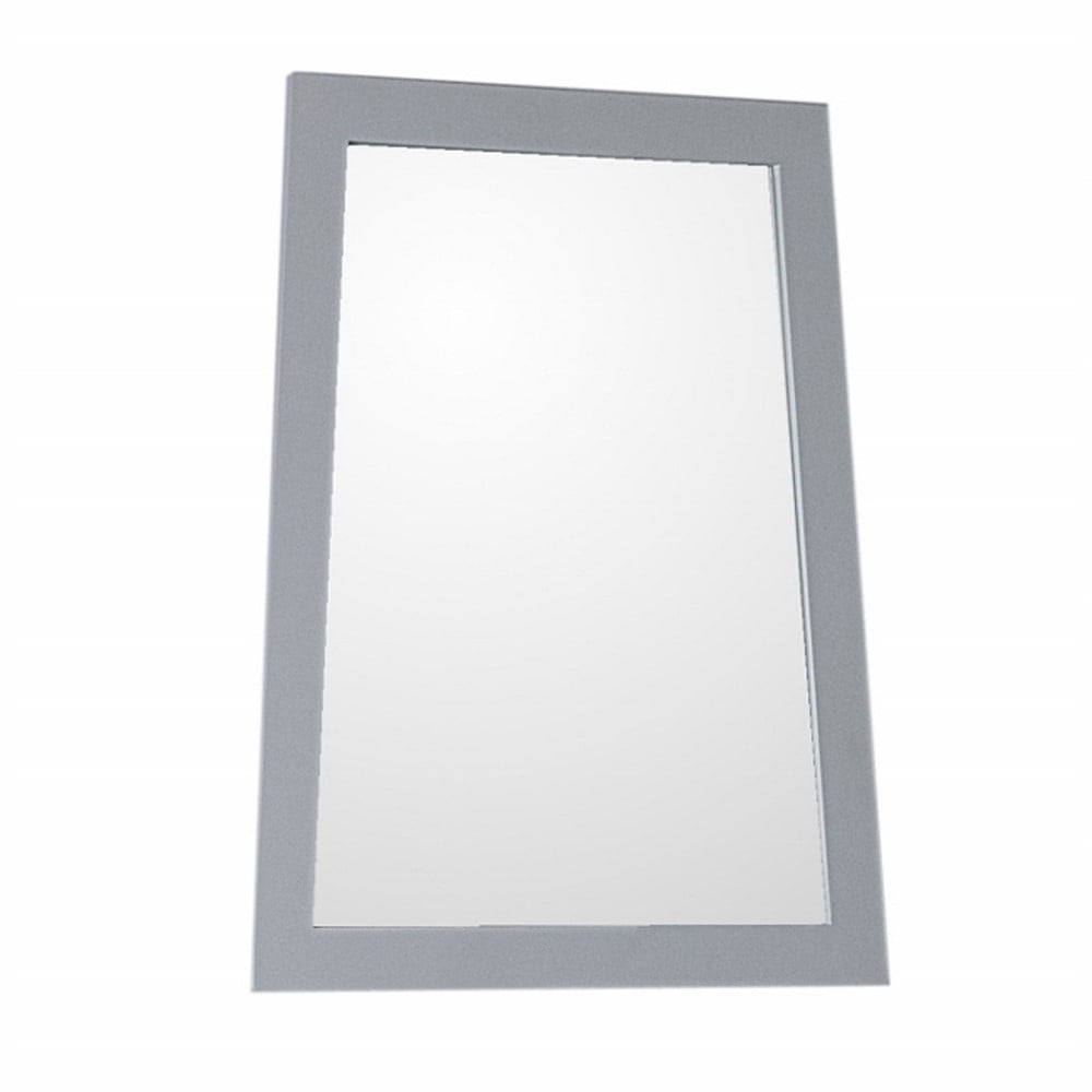 Picture of Bellaterra Home 9901-M-LG Ladder Shape Framed Mirror Wood, Light Gray