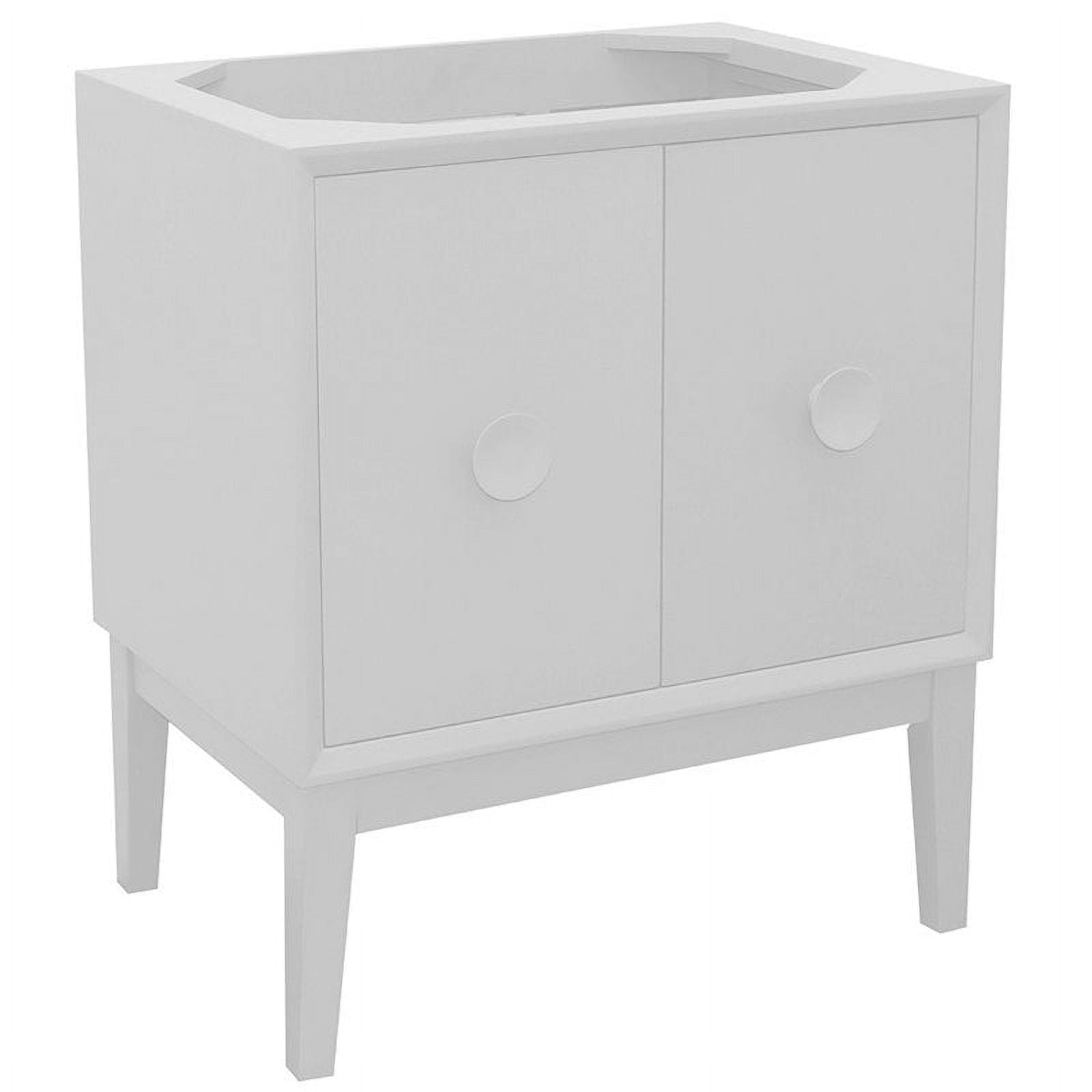 30 x 21.5 x 34.5 in. Single Vanity, White
