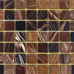 Picture of Bellaterra Home TG0024 10 sq. ft. 12 x 12 x 0.16 in. Mosaic Tile DIY Kit - Brown&#44; Black & Coffee
