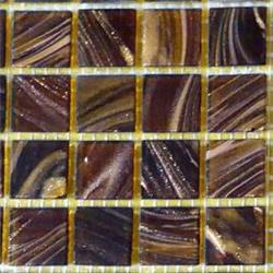 Picture of Bellaterra Home TG3040 10 sq. ft. 12 x 12 x 0.16 in. Mosaic Tile DIY Kit&#44; Bronze & Brown