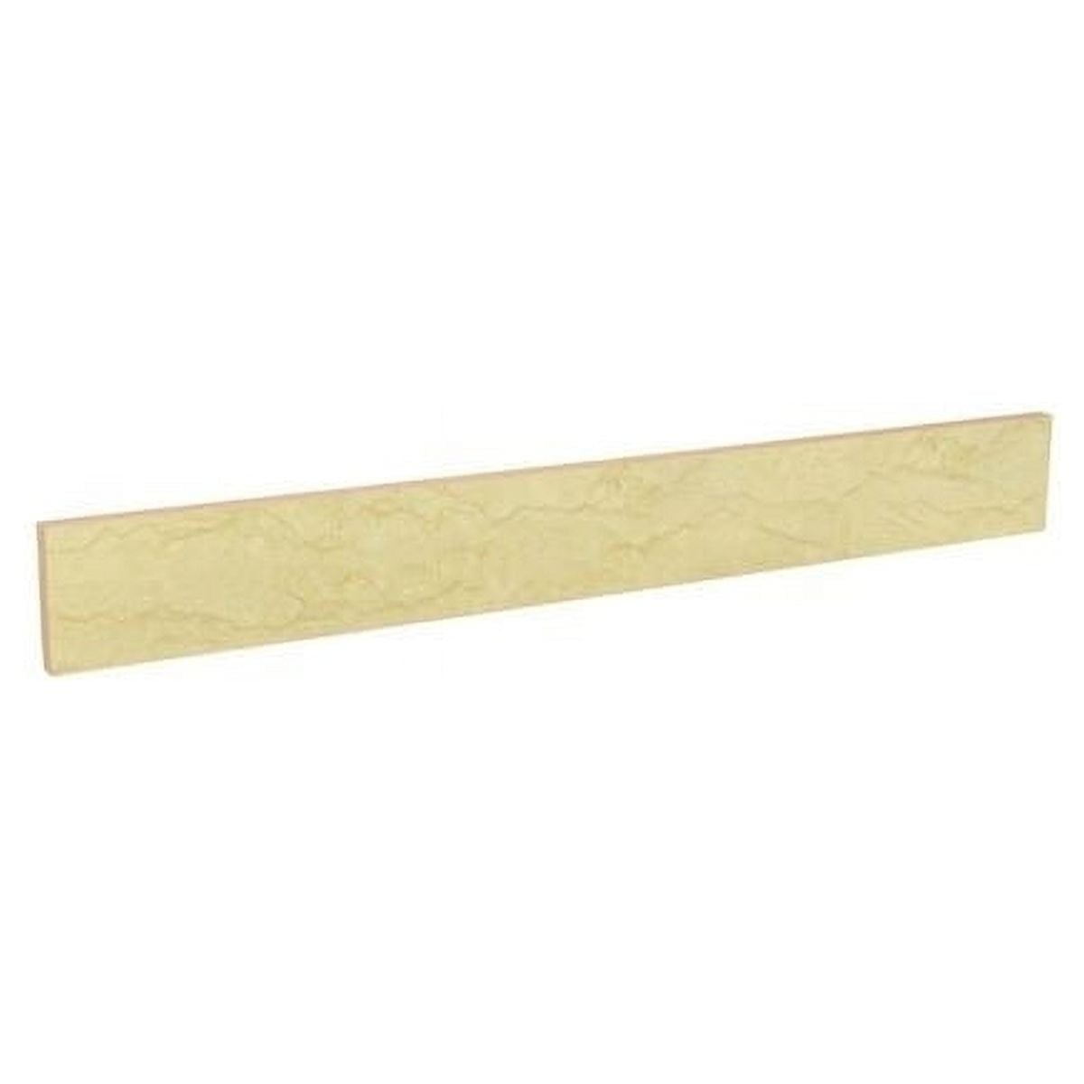 24 in. Carrara Marble Backsplash, Cream