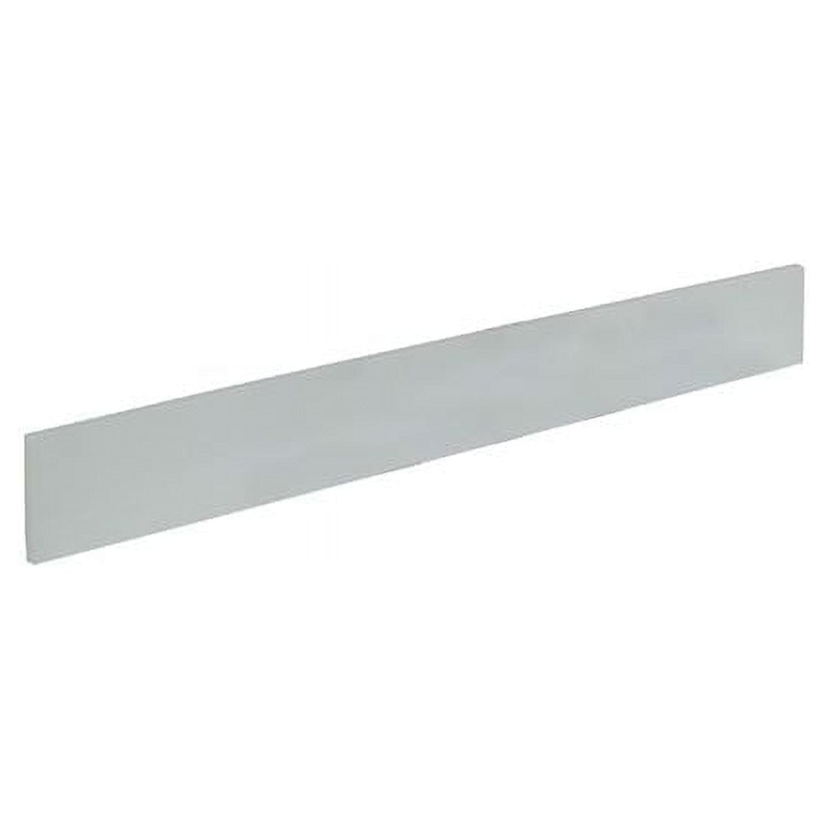 25 in. Engineered Stone Backsplash, White