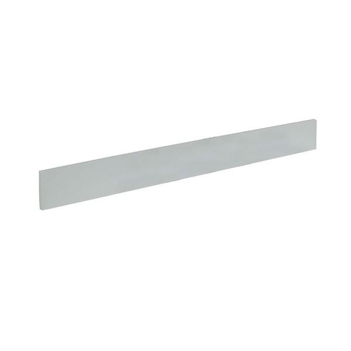 31 in. Engineered Stone Backsplash, White