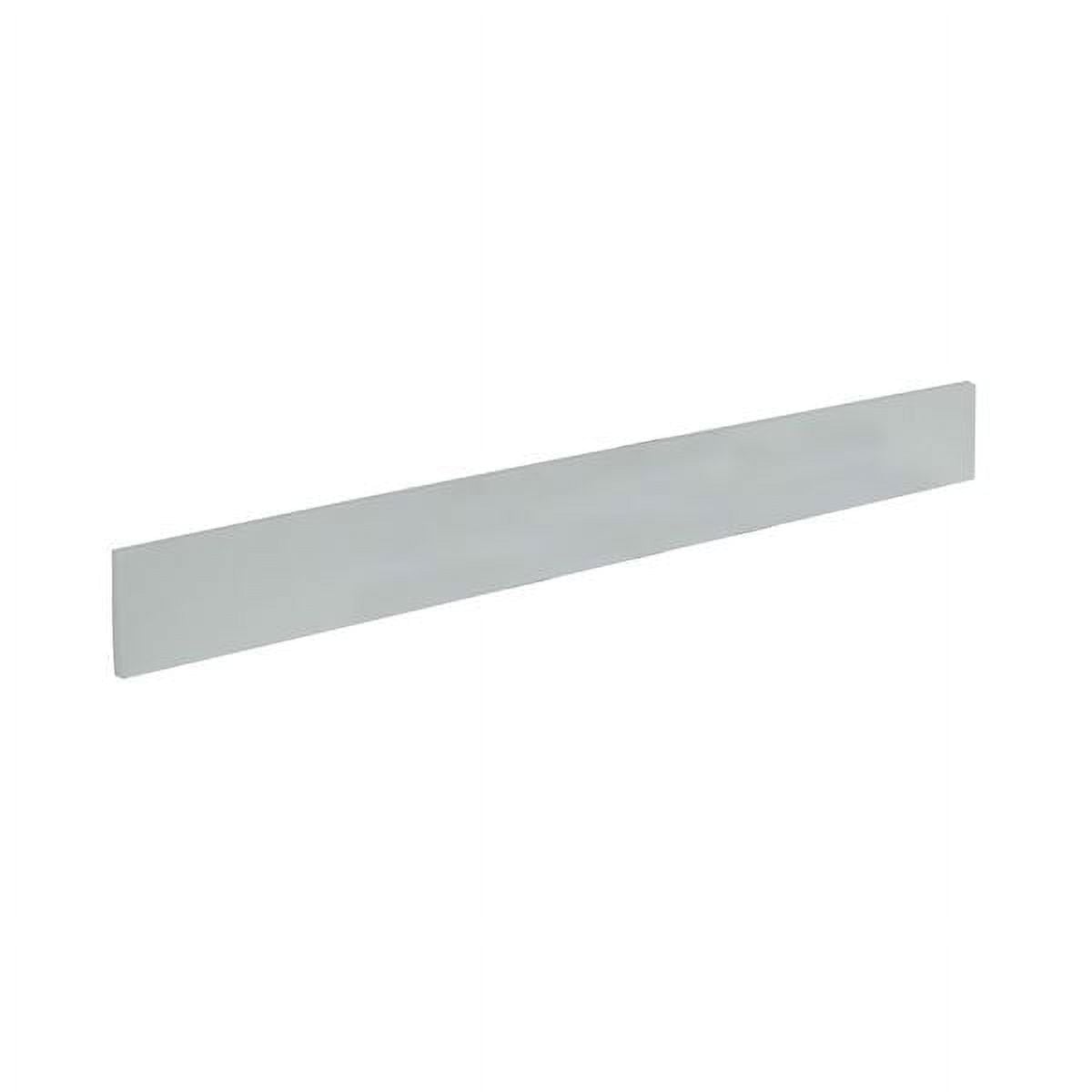 37 in. Engineered Stone Backsplash, White