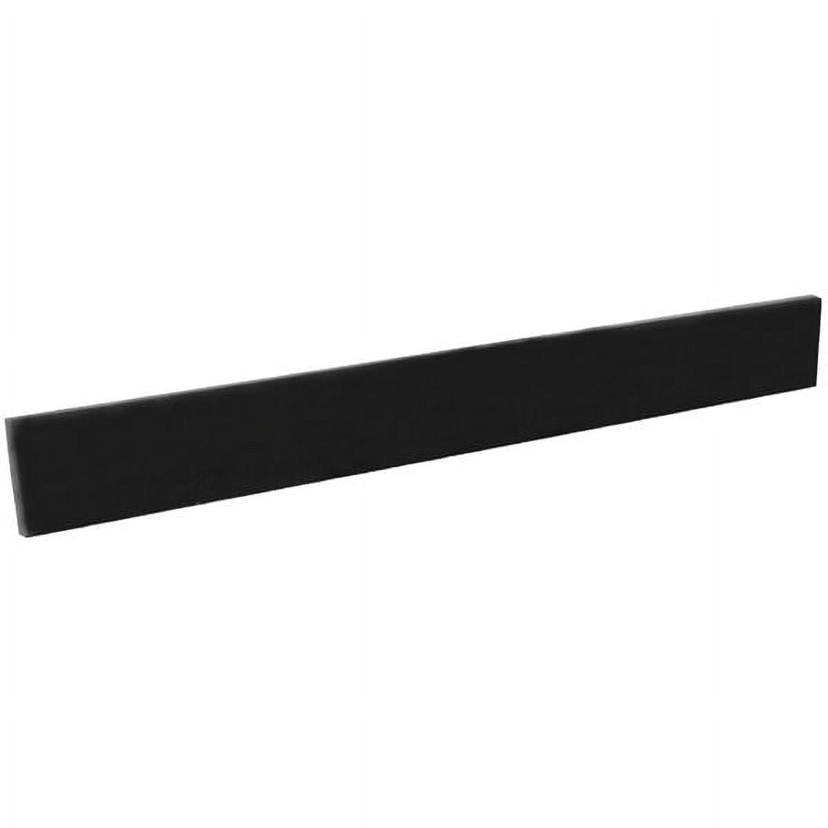 43 in. Galaxy Granite Backsplash, Black