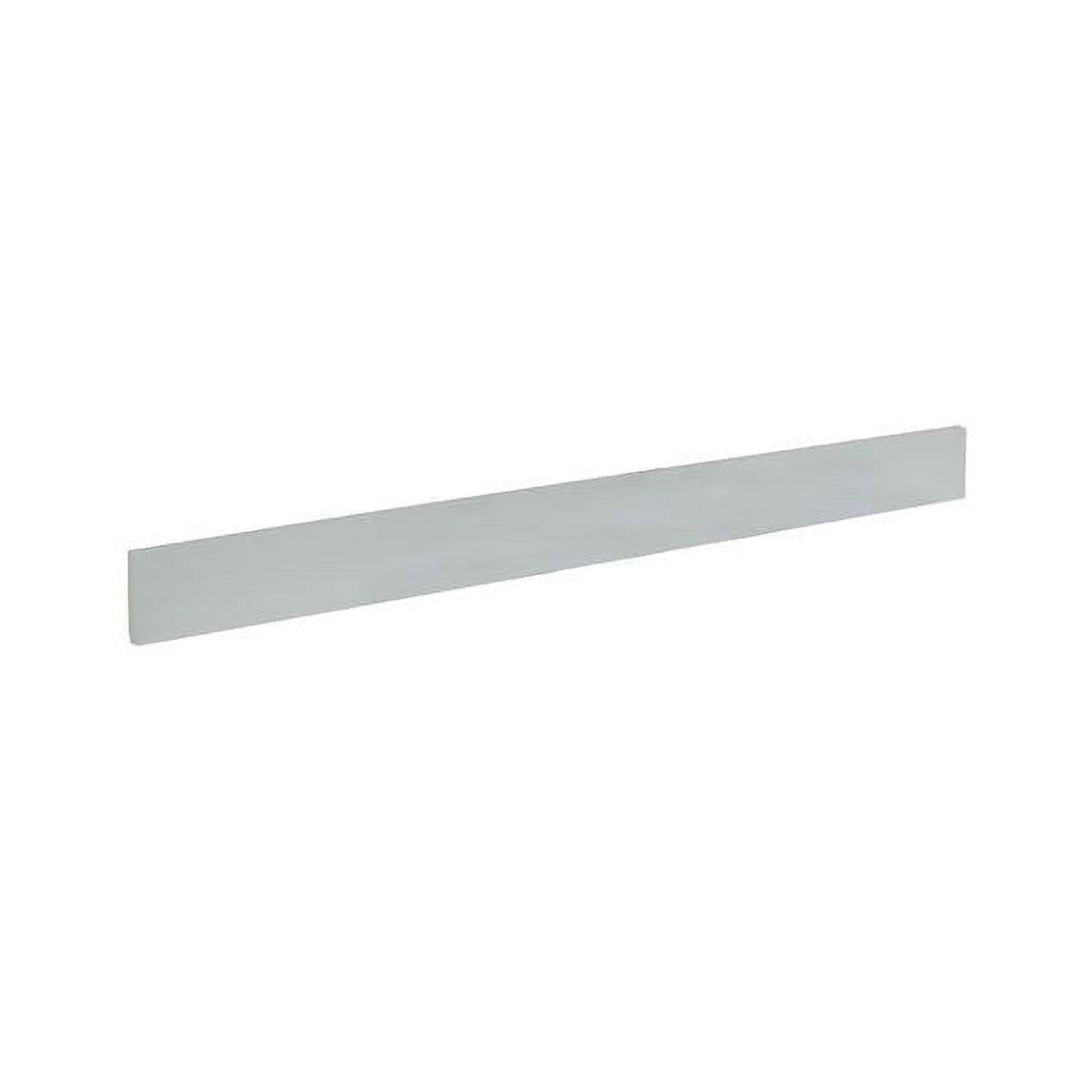 43 in. Engineered Stone Backsplash, White