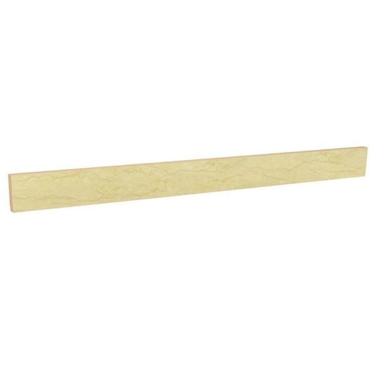 48 in. Marfil Carrara Marble Backsplash, Cream