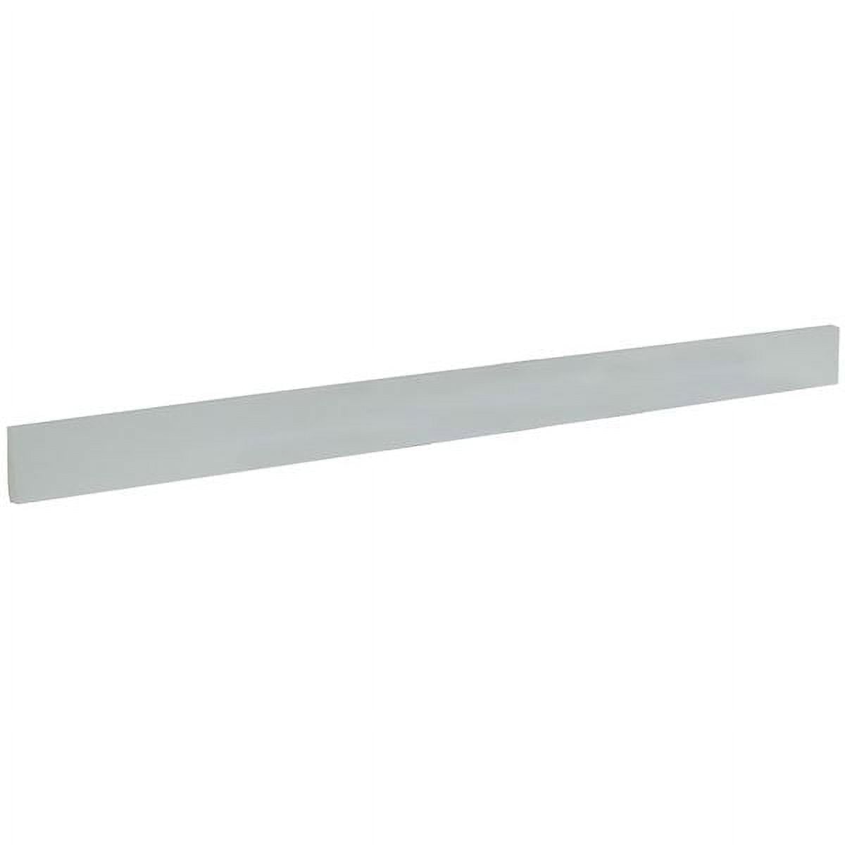 61 in. Engineered Stone Backsplash, White