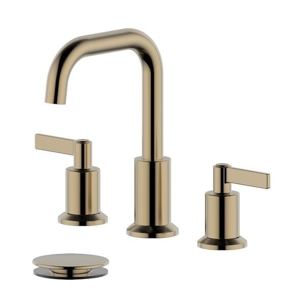 Kadoma Double Handle Widespread Bathroom Faucet with Drain, Gold -  ComfortCorrect, CO3335088