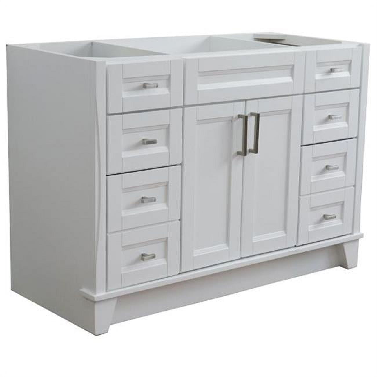 48 in. Single Sink Vanity with Cabinet, White