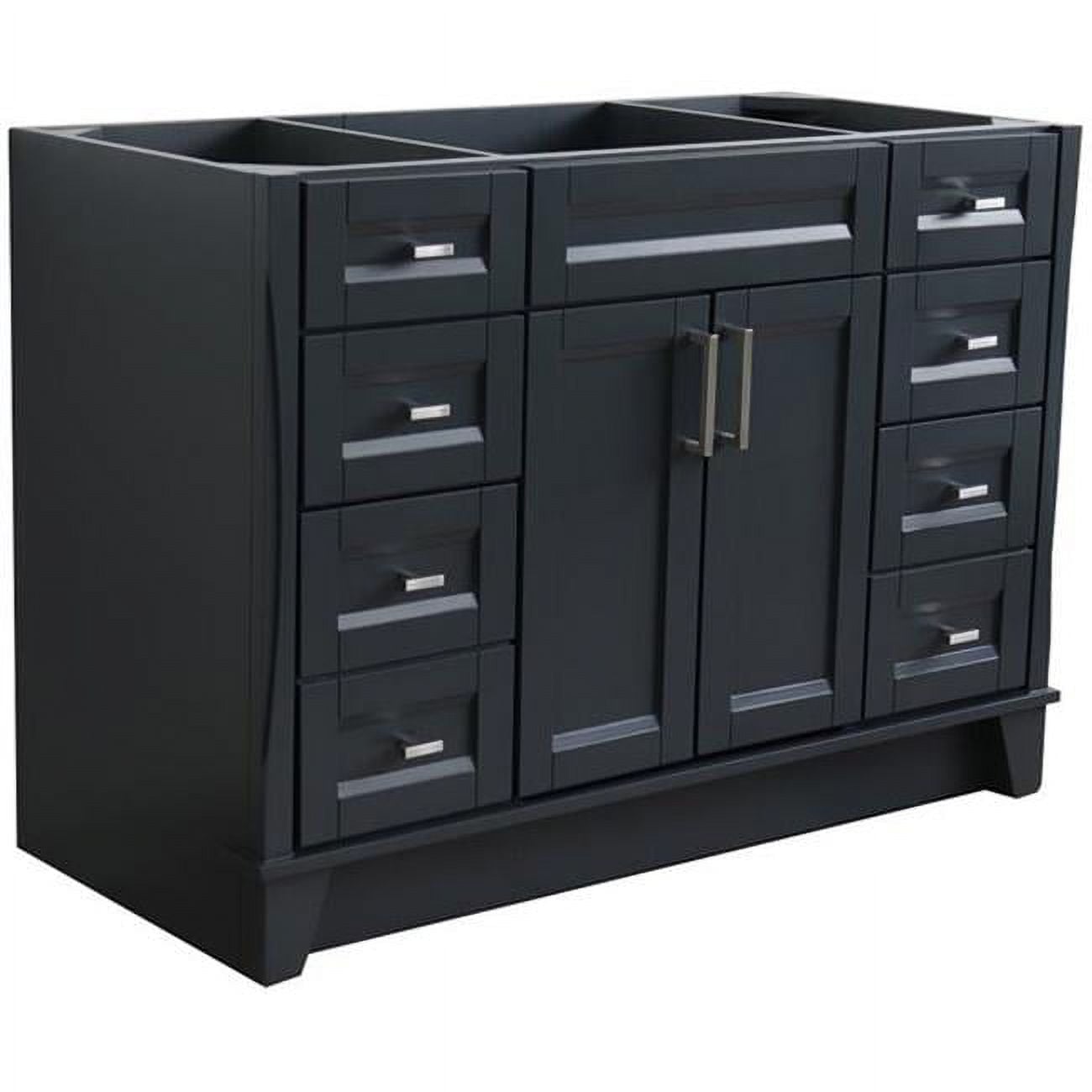 48 in. Single Sink Vanity with Cabinet, Dark Gray