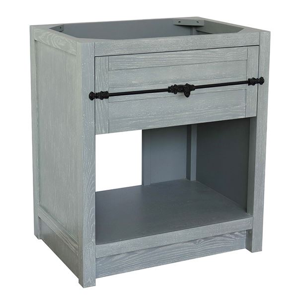Plantation Collection 30in. Vanity Cabinet - Gray Ash Finish - Eco-Friendly Design
