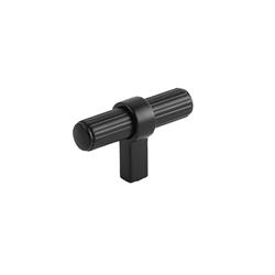 Picture of Belwith-Keeler B076886-MB 2.37 in. Sinclaire T-Bar Cabinet Knob&#44; Matte Black - Pack of 10